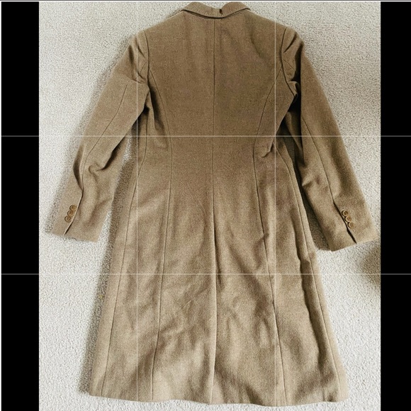 100% Cashmere button down coat by Gobi Organic. Made in Mongolia. Small - Picture 2 of 3